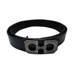 Belt New Men`s Leather Belt Casual Business-Black