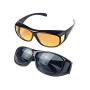 Fashion Set of Two HD Vision Day and Night Vision Glasses