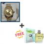 Rolex watch plus free Catch me perfume