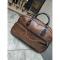 Generic UNISEX PU LEATHER DUFFLE TRAVEL BAGS, 40cm+35cm+30cm