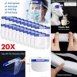 Multi-Function Anti-Fog Transparent Face Shield Double-Sided Protective Mask