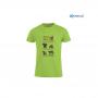 AIRBORNE Tourist Tshirt With Embroidered Big Five Rows