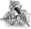 Generic Chrome Dumbells Weight Set 25kgs