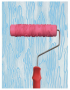 Red Textured Rollers - 7 inches (301)