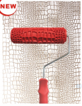 Red Textured Rollers - 7 inches (2201)