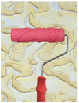 Red Textured Rollers - 7 inches (401)