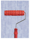 Red Textured Rollers - 7 inches (701)