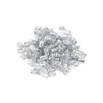 Fashion 100pcs Adjustable Women Hair Braid Rings