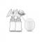 Electric Double Breast Pump With Milk Bottle