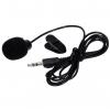 Mini 3.5mm External Microphone Clip On Mic + Adapter Cable 1.5M Length Cable.