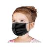 Generic Kids Black 3Ply Disposable Face Masks (50 Pieces)