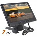 7" inch HD TFT LCD Screen Monitor 2 Video Input for Car Rear View Camera DVD.