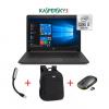 HP 240 G7-14"-10th Gen Intel Core I3-1TB HDD-4GB RAM-Windows 10-Black+Bag+LED+Mouse