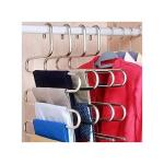 Generic S Type 5-layer Metallic Trouser Hanger
