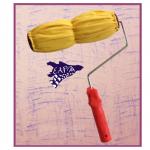 Sheep Skin Roller Tools Paint Accessories- 9 inches (No.14)
