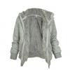 Fashion Grey Fleeced Hoodie For Kids