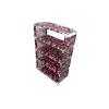 5 Tier Shoe Rack With Dustproof Cover Closet Shoe Storage Cabinet Organizer - Maroon