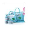 Cute new design 5in1 Diaper Bag Nappy Changing Pad waterproof Travel Bag