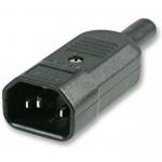 Male C14 IEC Power Connector
