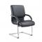 Leather chair visitor PU 1649-V