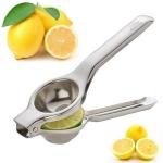 Generic Stainless Steel Citrus Lemon Orange Squeezer + FREE 1 Peeler- Silver