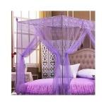 Generic Mosquito Net With Straight Metallic Stand -Purple