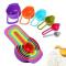 Generic Measuring Cup & Spoons  Set -6pcs -Multicolor