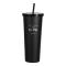 Miniso Classic Black & White Straw Bottle 800ml