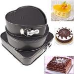 Generic A Set Of 3 Different Shapes Of Baking Tins