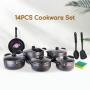 TC 14 Piece Non Stick Cooking Pots / Sufurias