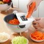 Generic Kitchen Wet Basket 9-in-1 Multifunctional Vegetable Cutter
