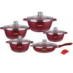 Dessini 12 Pc Granite Non Stick Cooking Pot/sufuria
