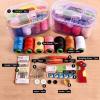 Generic Double Layer Sewing Box Set High Quality Sewing Kits Sewing Needles Tools DIY Handwork Accessories Clothes Hand Stitch For Home