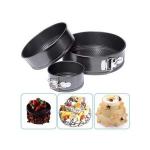 Generic A Set Of 3 Pcs Round Baking Tins