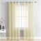 Generic Curtain Sheers 1PC Cream White