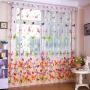 Generic Butterfly Printed Tulle Voile Home Door Window Balcony Curtains For Living Room