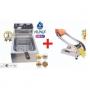 Nunix Electric Deep Fryer Machine - 6L-2500W  Plus Chips Cutter
