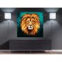 Art & Craft Lion Potrait Wall Art