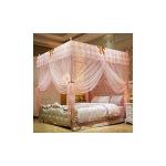 Generic 5 By 6 Peach Mosquito Net With  Portable Stands