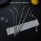 Generic Metal Straws, 10.5" Set Of 4 Reusable Stainless Steel Straws