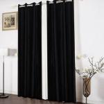 Generic Curtains 1PC Black