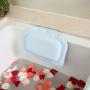 Generic 2 Pcs Bathroom Supplies Bathtub Pillow Bath Bathtub Headrest Suction Cup Waterproof Bath Pillows,   ,size: 31*21cm