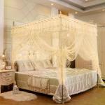 TCR Generic Cream Mosquito Net With With Portable Metal Stands
