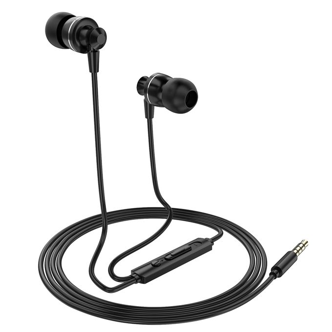 PTM D11 Wired In-ear Earphones Stereo Gaming Headset Metal Headphones With In-line Control & Microph