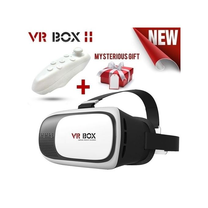 VR Casque VRbox II PRO Sanal Lunette Virtuelles 3d Active Universel Para Smartphone VR Box Virtual R
