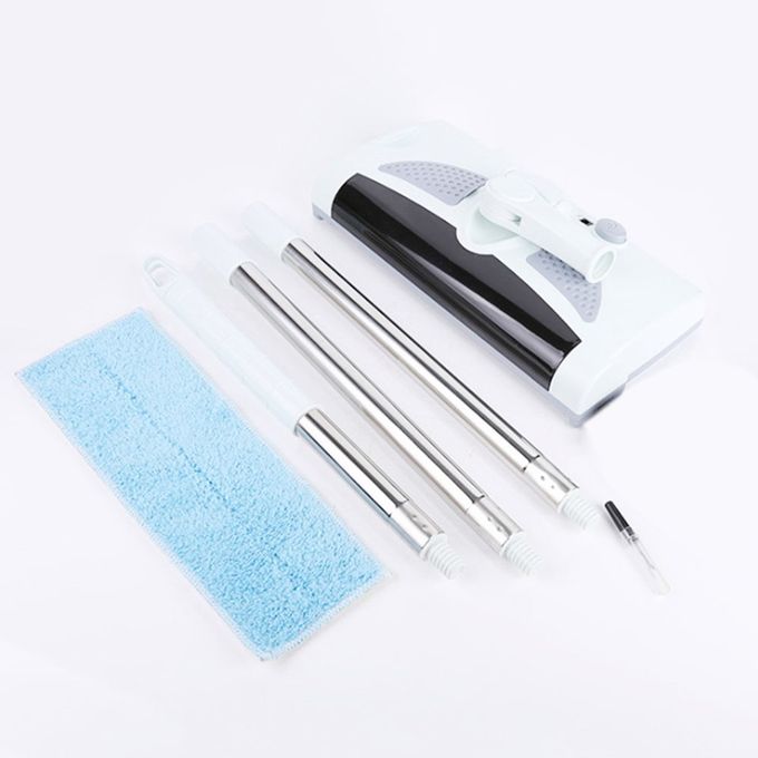 Electric Floor Carpet Sweeper Rechargeable Wireless Vacuum Rotary Cleaner white