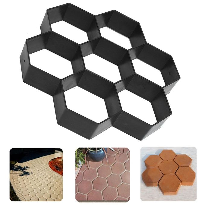 DIY Driveway Paving  Mold Concrete Stepping Pathmate Pavement Mould Paver