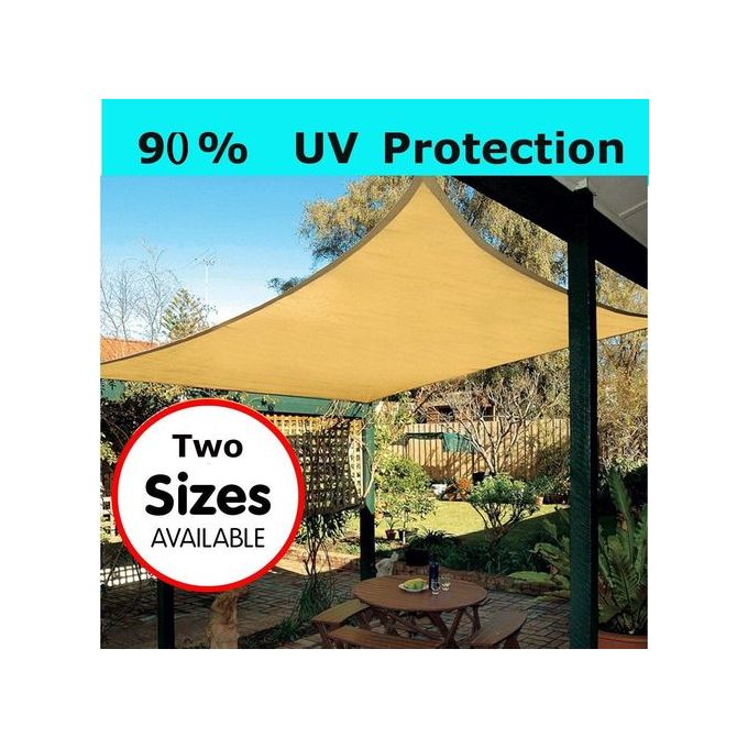 Sun Shade Sail Garden Patio Party Sunscreen Awning Canopy 98% UV Block Rectangle 3*2 M