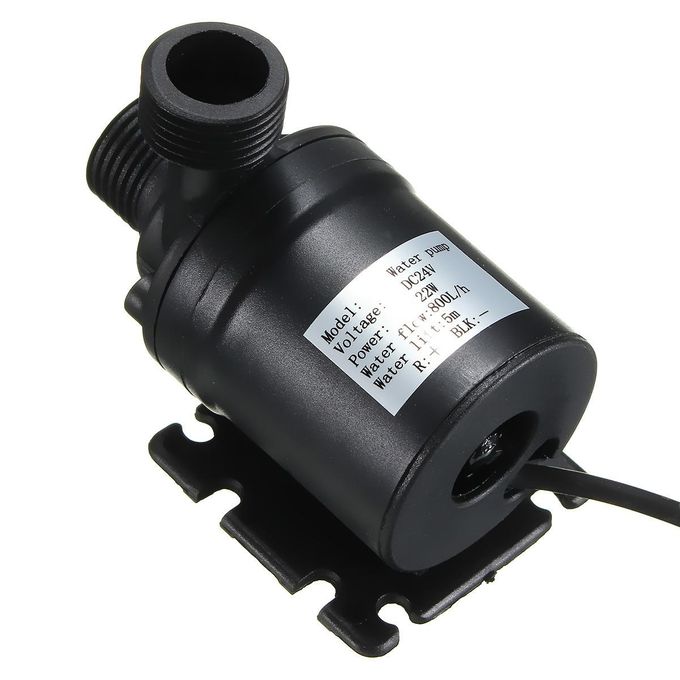 12V 24V Hot Water Circulation Pump Solar Water Pump Brushless Motor 800L/H