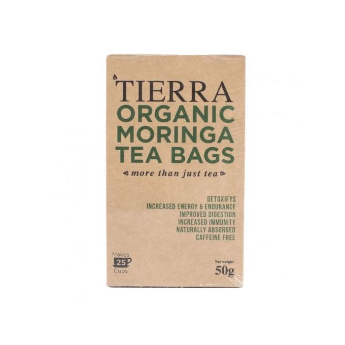 Organic Moringa Tea Bags - 25 Satchets